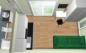 Granny flat with sofa bed 6m x 3m