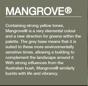 Colorbond® Mangrove® Colorbond® Mangrove®