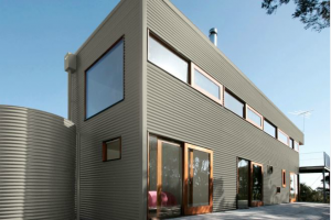 Colorbond® Evening Haze® building