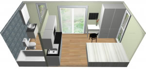 backyard pods - granny flat studio-1