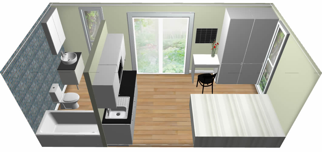 Granny flat studio