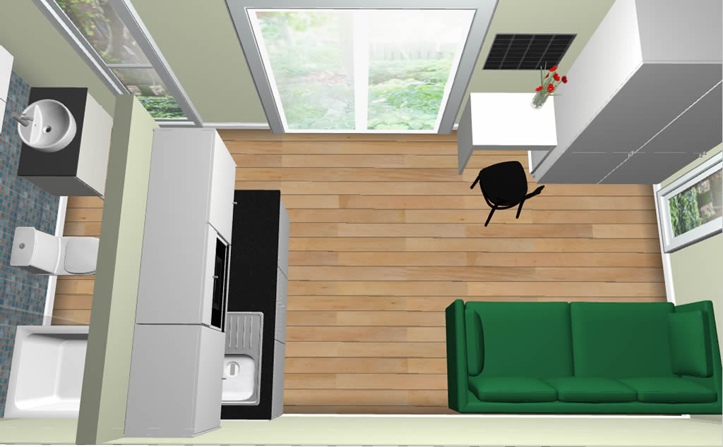 Granny flat sofa