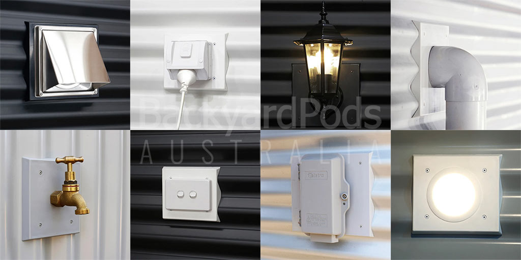 CorryPlates - corrugated wall mounting plates