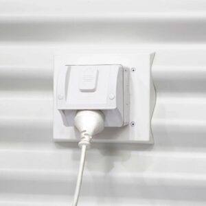 Corryplate 2 span ABS wall mounting plate