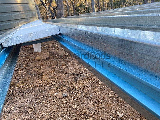 Basic backyard pod kit 4.5m x 8m with eaves - Braidwood NSW