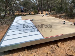 Basic backyard pod kit 4.5m x 8m with eaves - Braidwood NSW