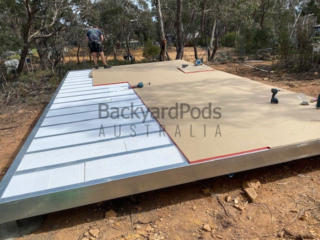 Basic backyard pod kit 4.5m x 8m with eaves - Braidwood NSW