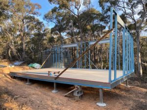 Basic backyard pod kit 4.5m x 8m with eaves - Braidwood NSW