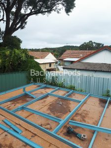 4.5m x 8m hobby photographers' studio and darkroom, Belmont NSW