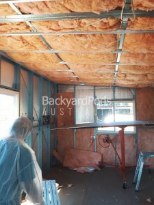 4.5m x 8m hobby photographers' studio and darkroom, Belmont NSW
