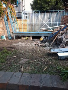 Custom-sized backyard pod 2.6m x 4.3m - Erskineville, inner-Sydney NSW