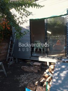 Custom-sized backyard pod 2.6m x 4.3m - Erskineville, inner-Sydney NSW
