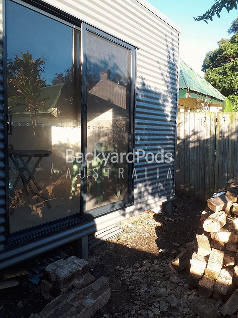 Custom-sized backyard pod 2.6m x 4.3m - Erskineville, inner-Sydney NSW