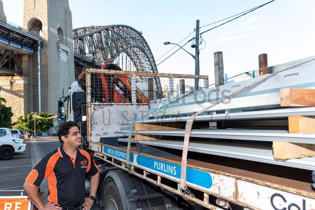 Backyard Pods pod kit installation Sydney Harbour Bridge