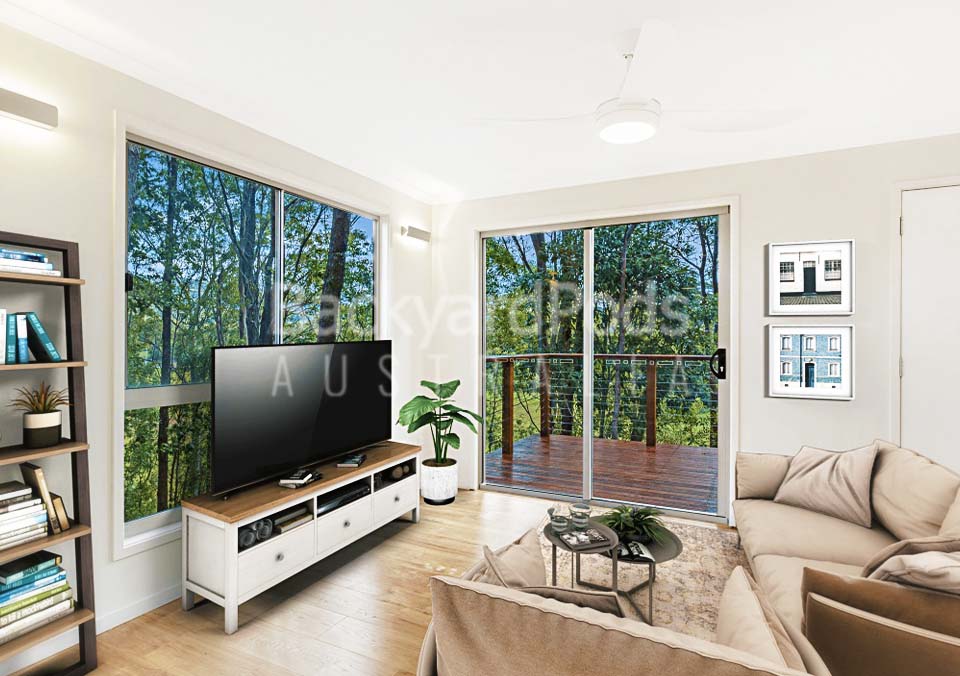 2BR prefab granny flat cabin 6m x 9m Coolum design